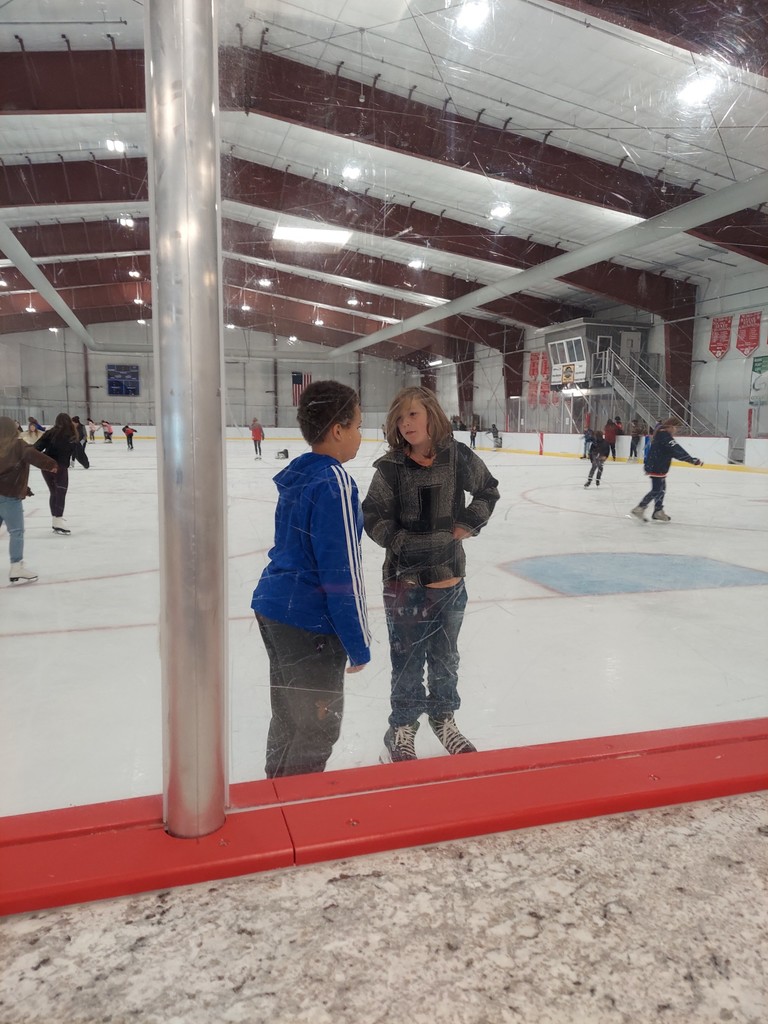 2 boys at skating rink