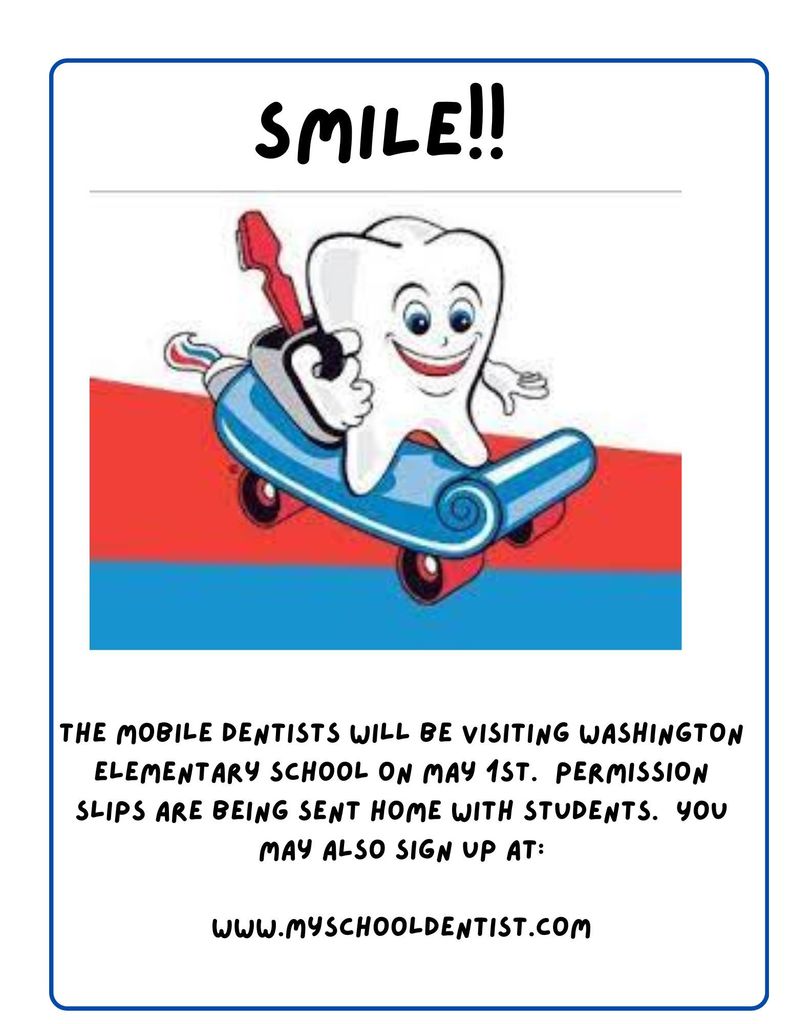 flyer regarding school dental visit